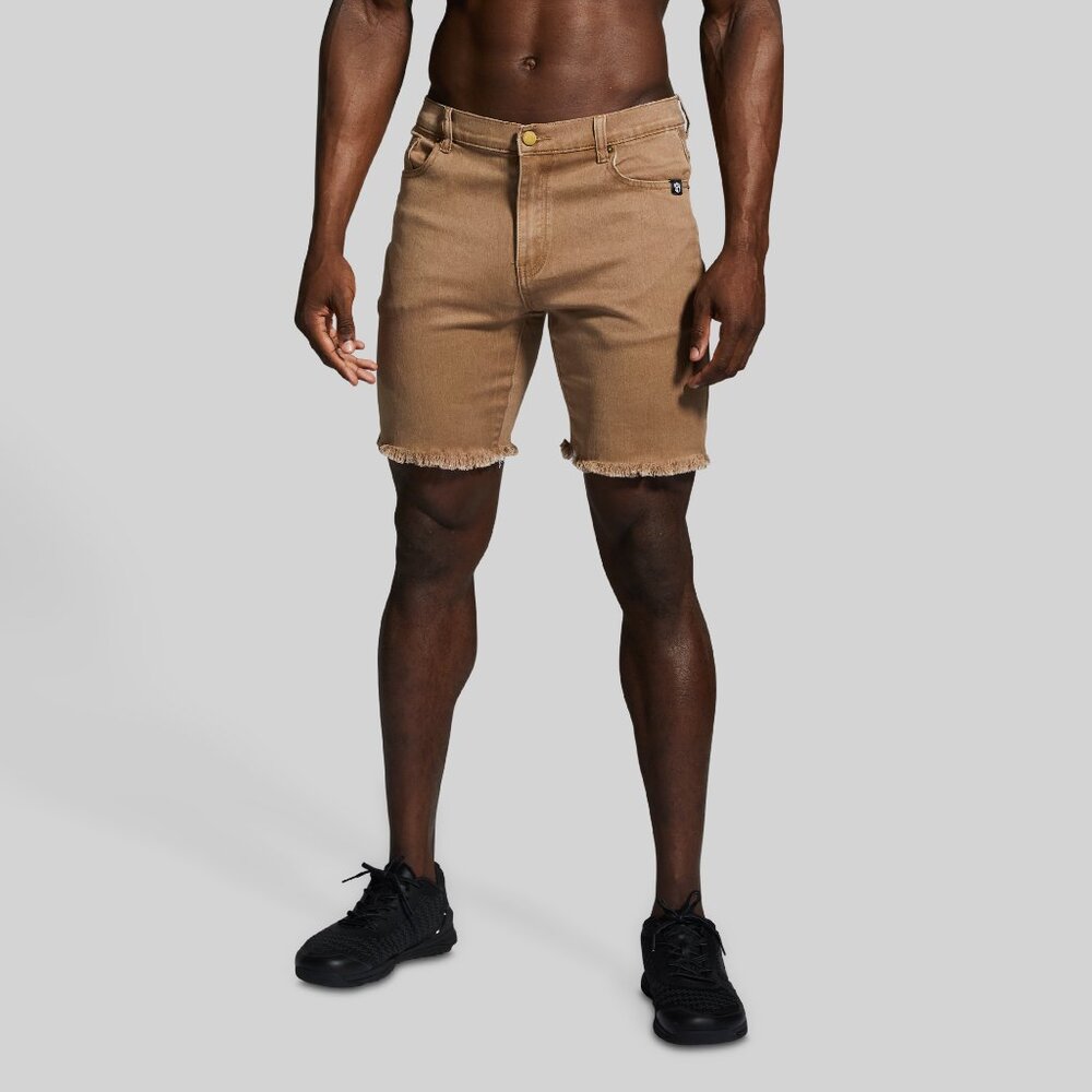 Born Primitive Mens FLEX Stretchy Jort (Khaki) Size XL